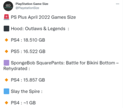 【单机】4月PS会免游戏容量：预留35 GB足够