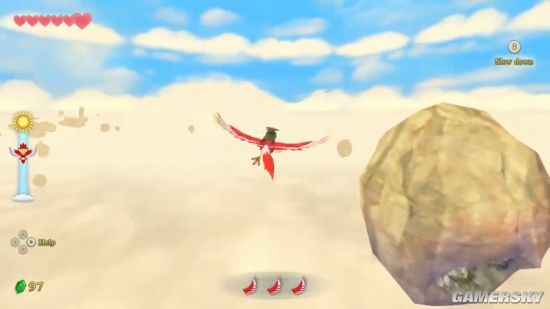 【单机】《塞尔达传说：天空之剑HD》实机画面公布 林克御鸟飞行