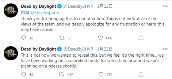 【单机】《黎明杀机》开发者嘲笑色盲玩家 官方致歉并将推出“色盲模式”